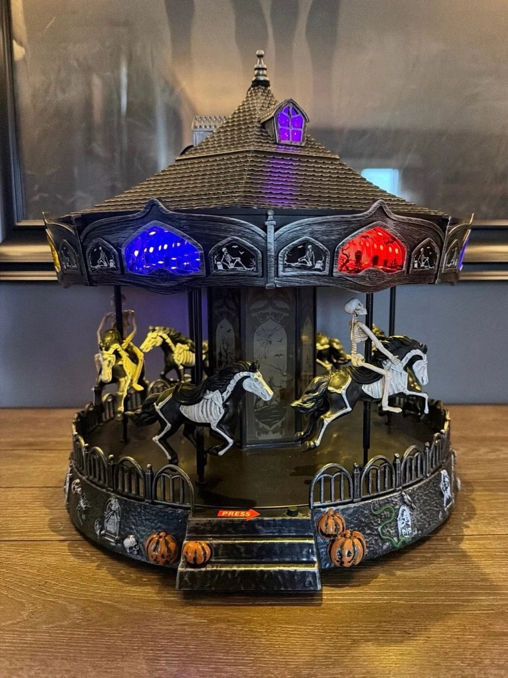 Toil and Trouble Musical Halloween Carousel